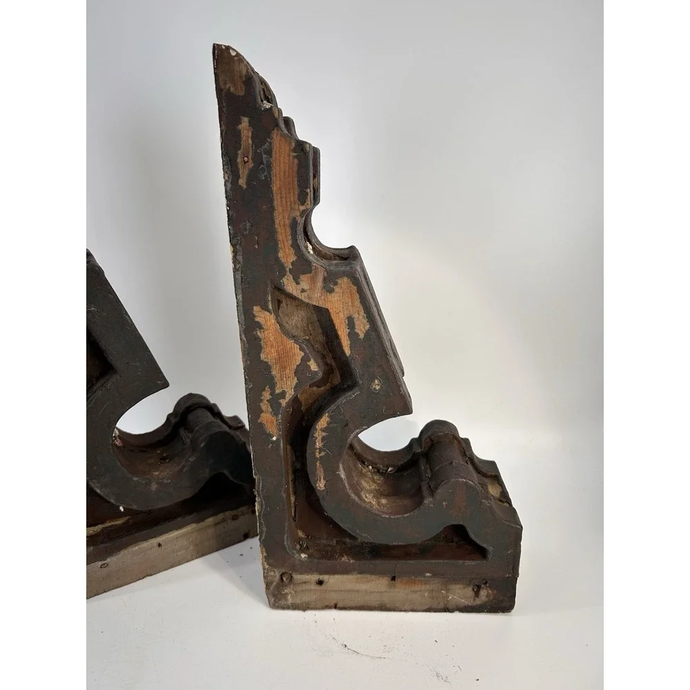 Antique Victorian Style Corbels Shelf Counter Brackets Architectural Salvage 16